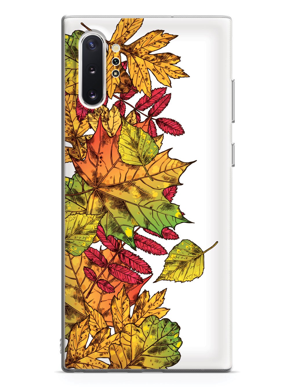 Autumn Leaves Illustration - White Case