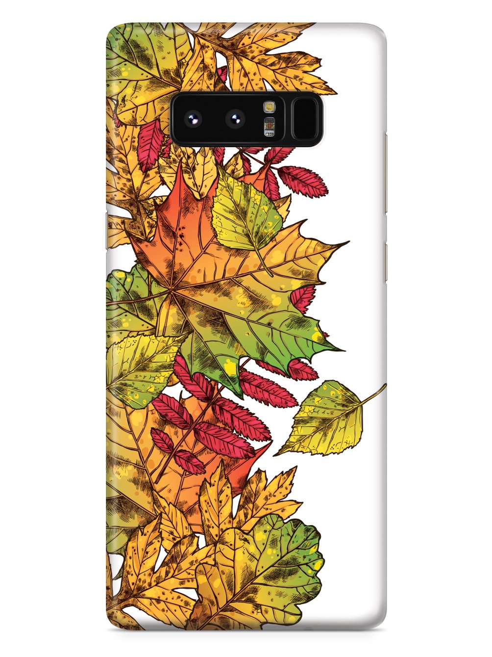 Autumn Leaves Illustration - White Case