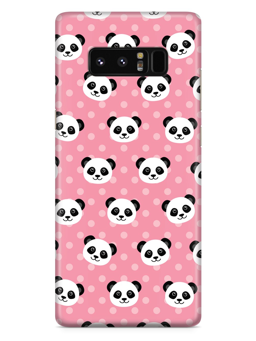 Cute Panda Pattern - Pink Polka Dots Case