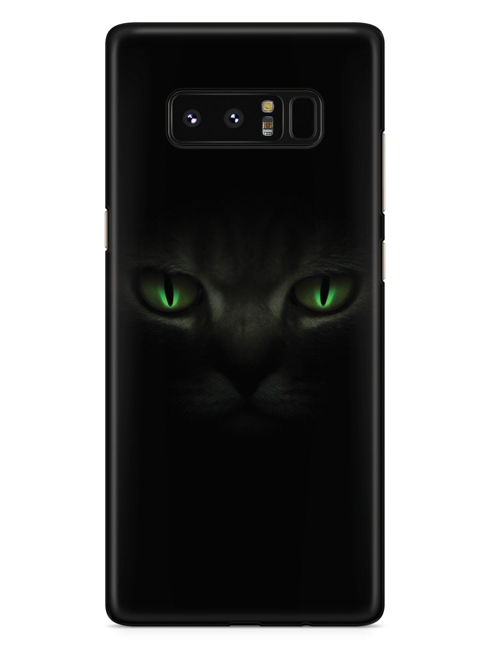 Black Cat with Green Eyes Case