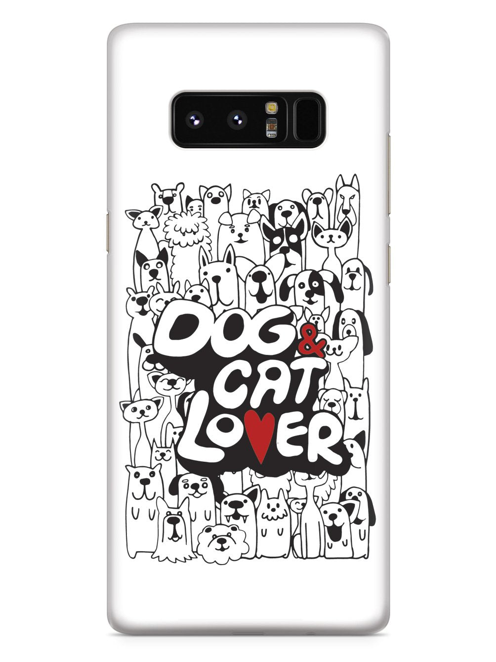 Dog & Cat Lover - White Case