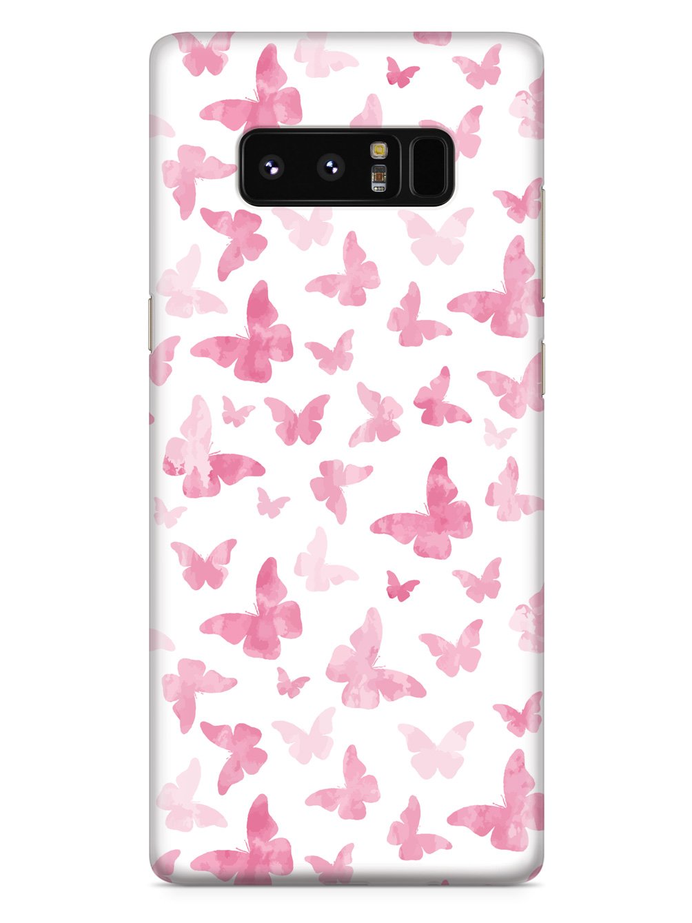Pink Butterflies - White Case