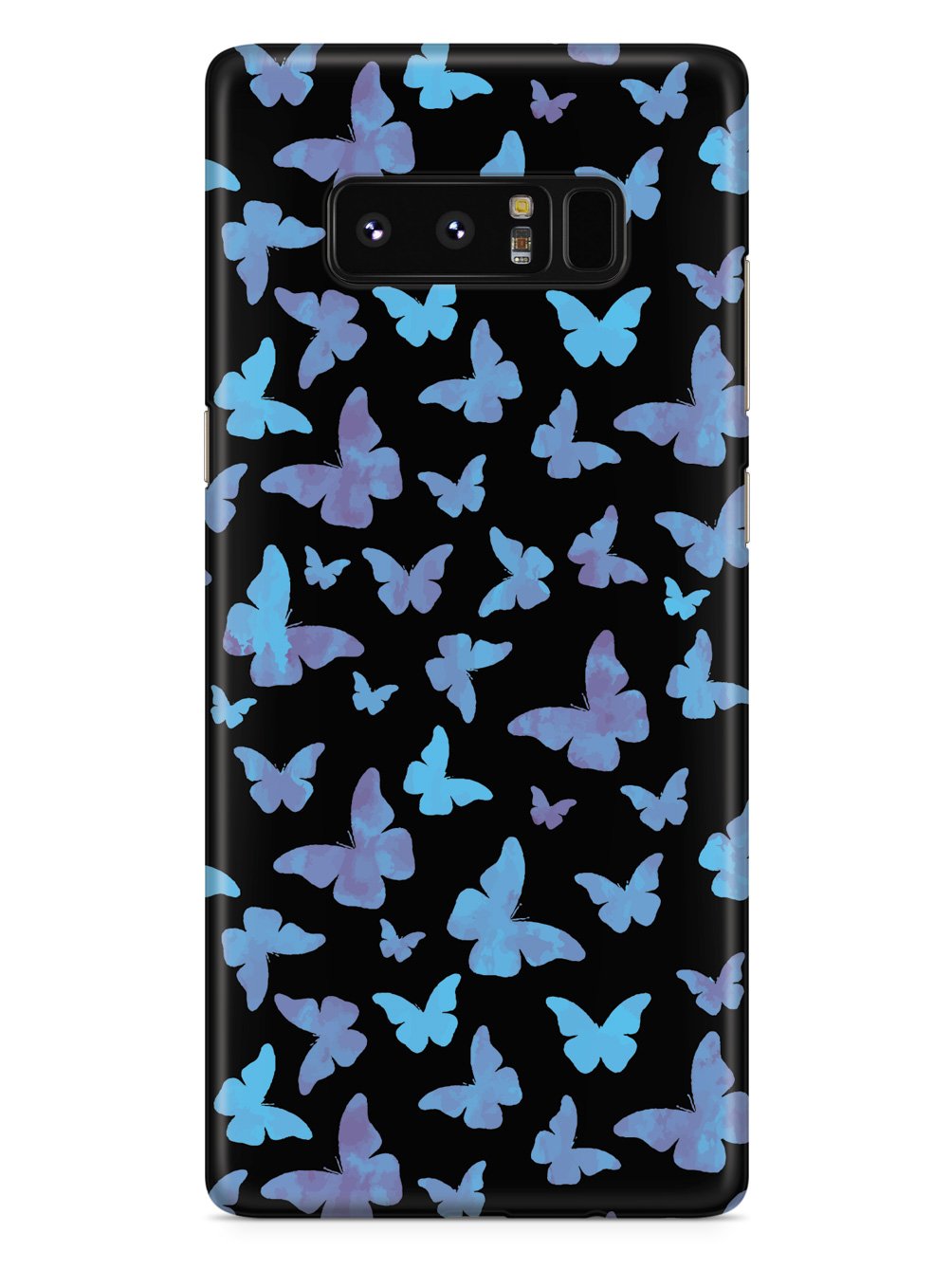 Blue Butterflies - Black Case