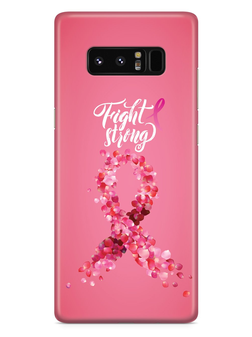 Fight Strong - Breast Cancer Awareness - Black Case