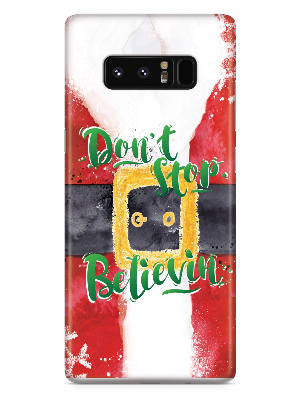 Don't Stop Believin' - Santa - White Case