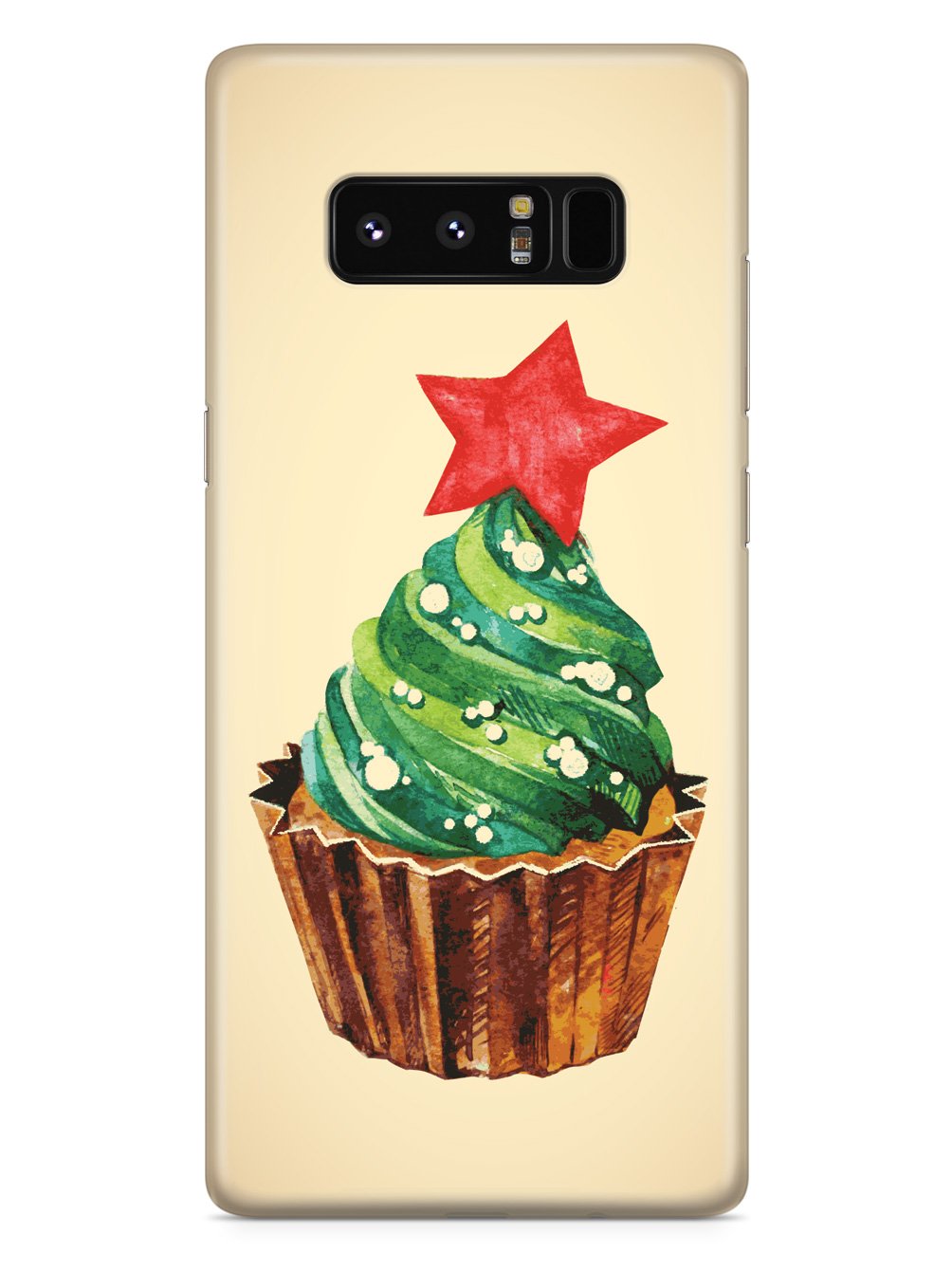 Christmas Cupcake - White Case