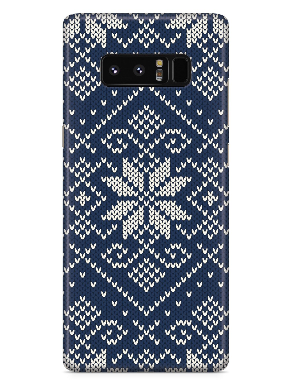 Blue and White Sweater Texturized - Black Case