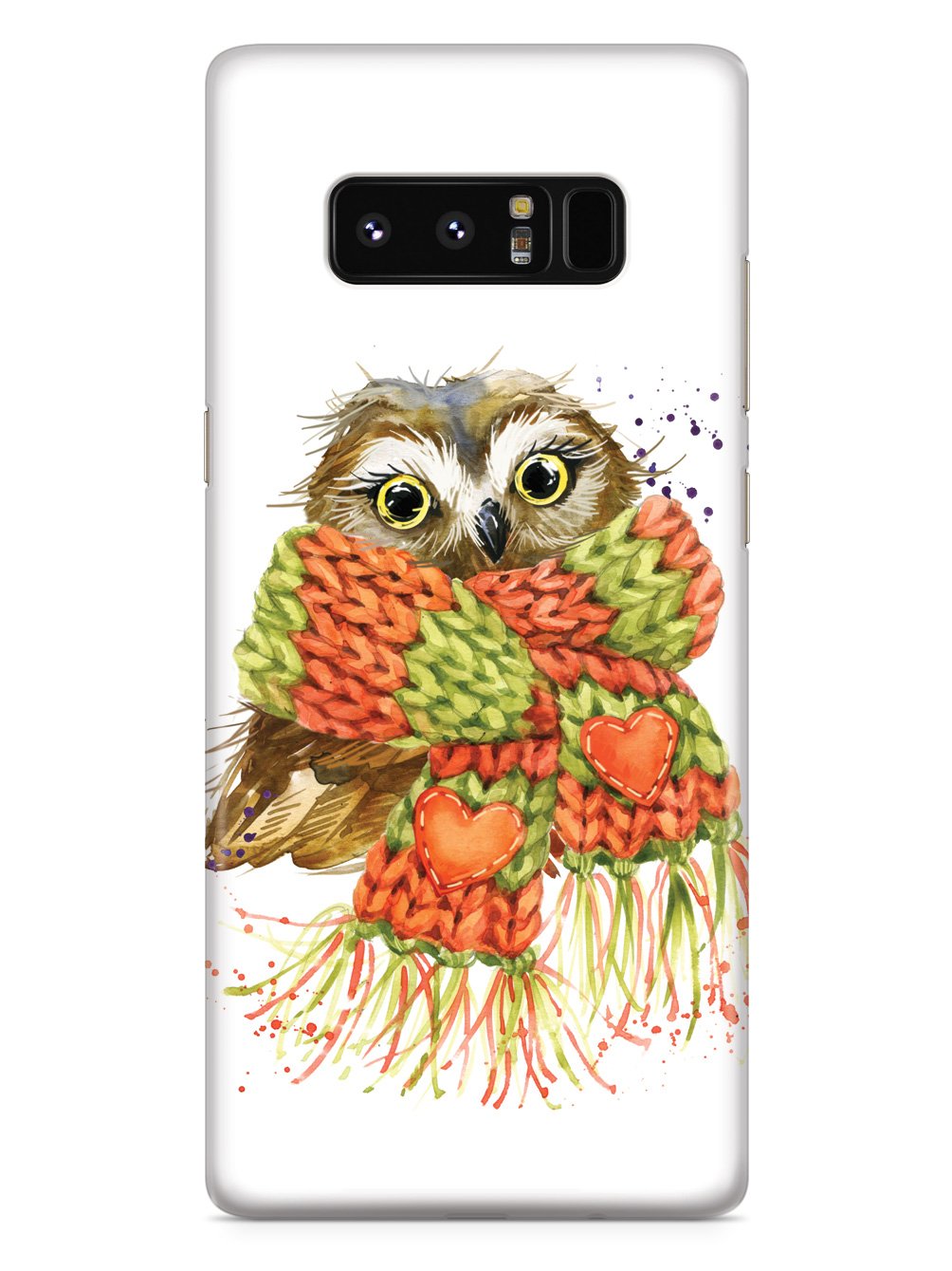 Autumn Owl with Scarf Case