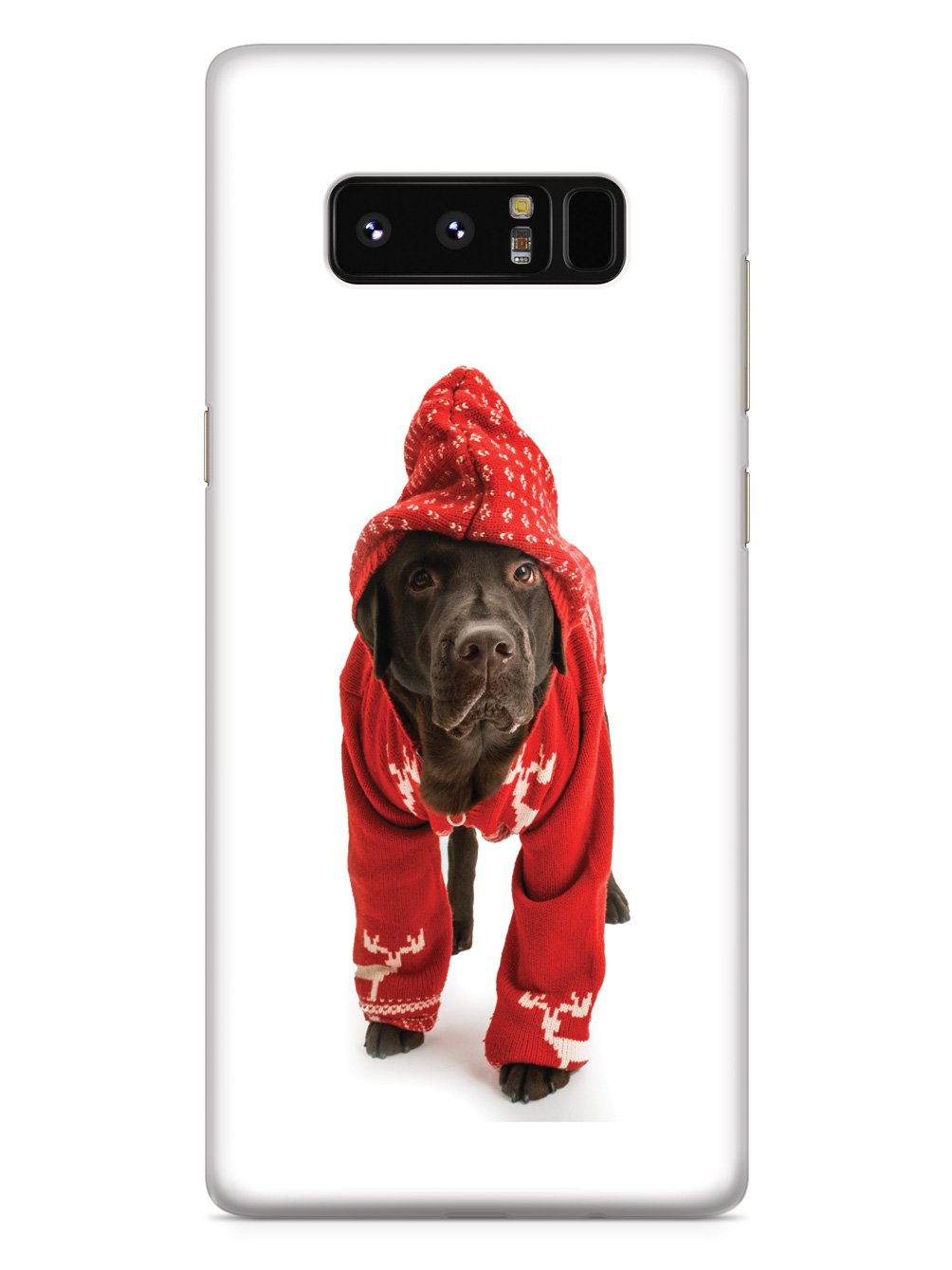 Cute Labrador in Christmas Sweater Case