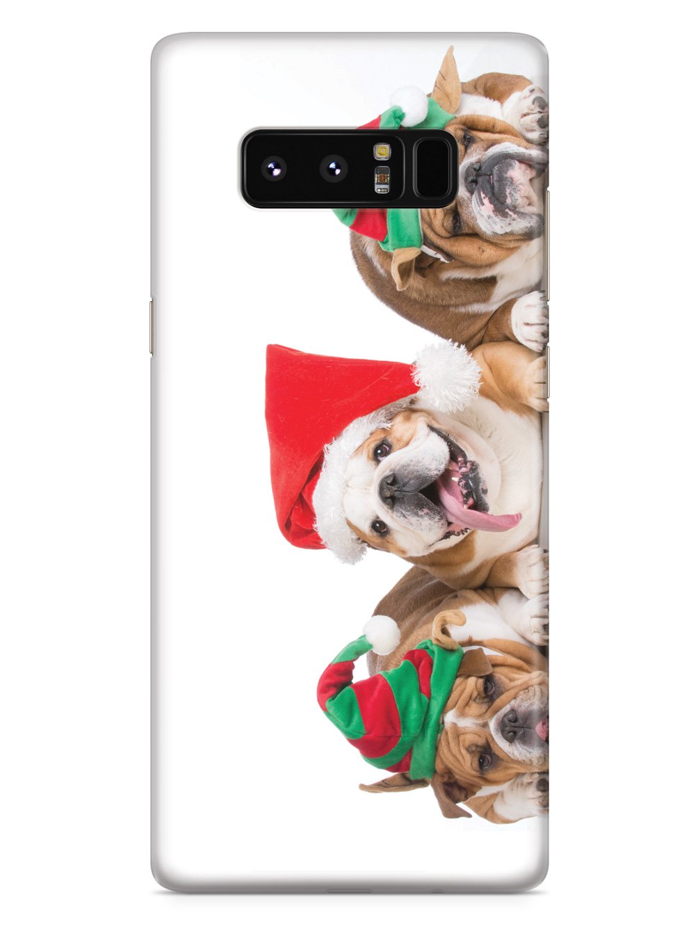 Bulldog Christmas Trio Case