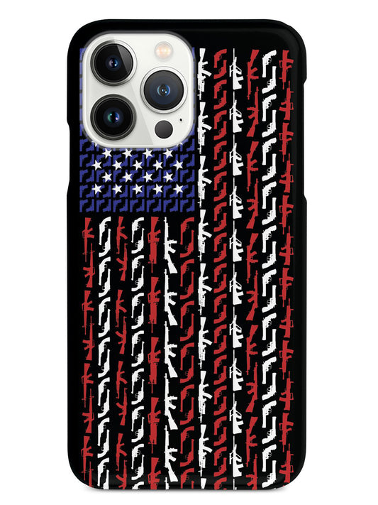 American Flag in Guns - Patriotic Colors Case