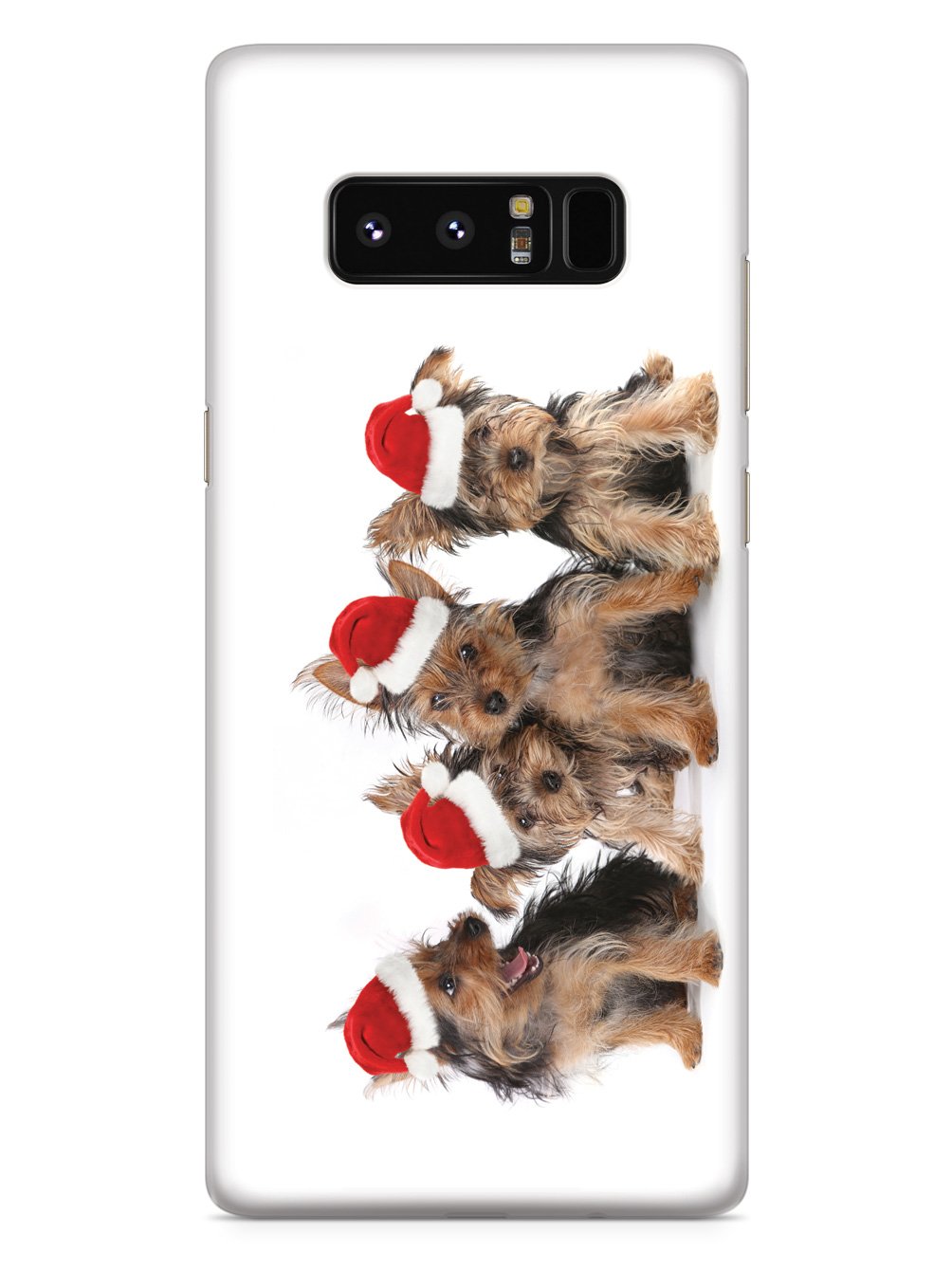 Cute Christmas Yorkies Case