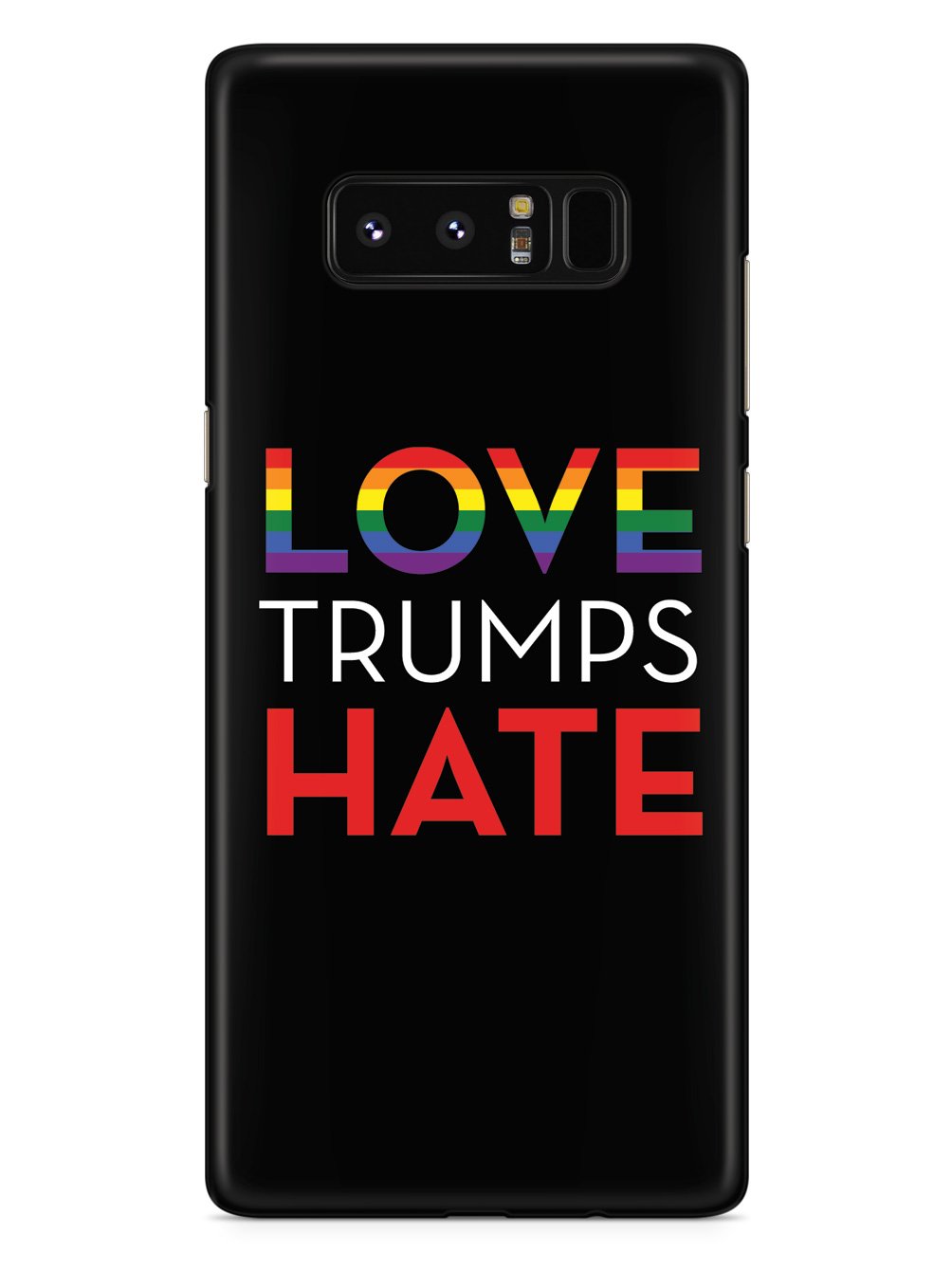 LOVE Trumps Hate - Black Case