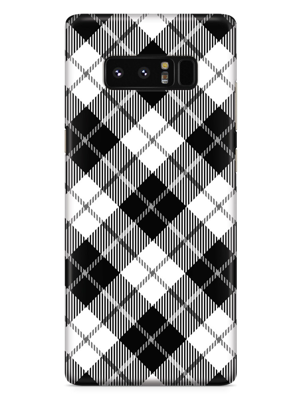 Black and White Plaid Case