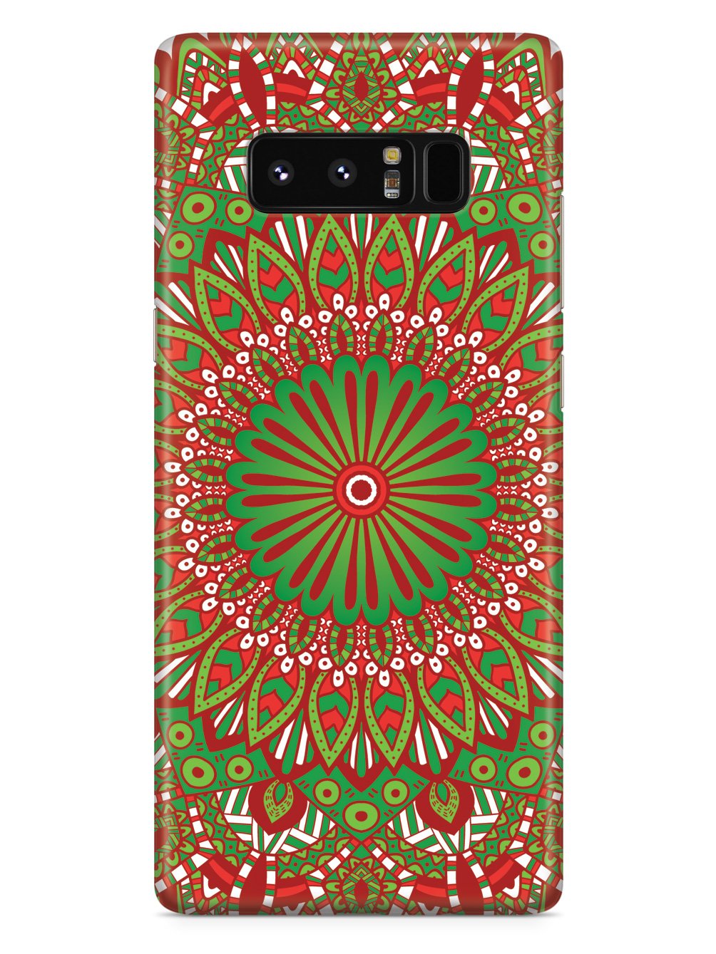 Christmas Mandala Design - White Case
