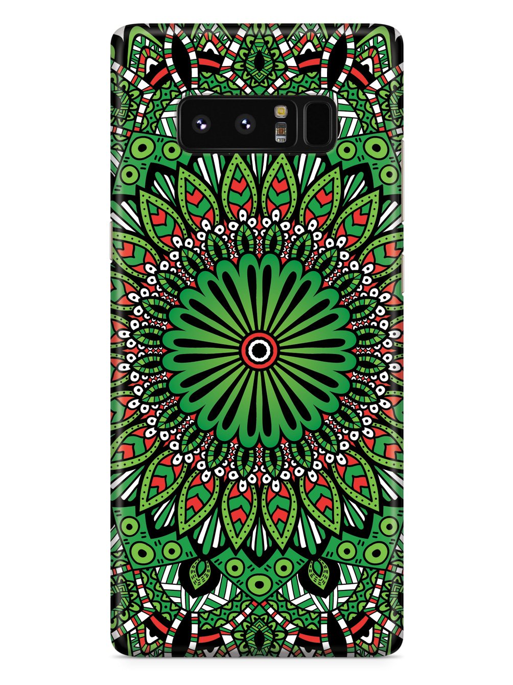 Christmas Mandala Design - Black Case