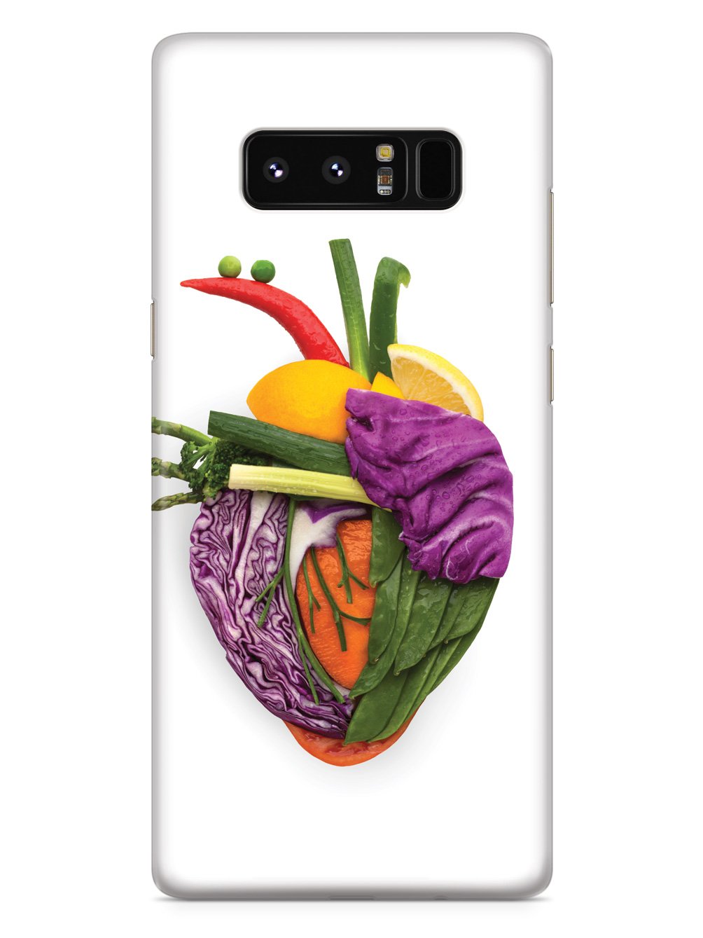Anatomical Veggie Heart - White Case