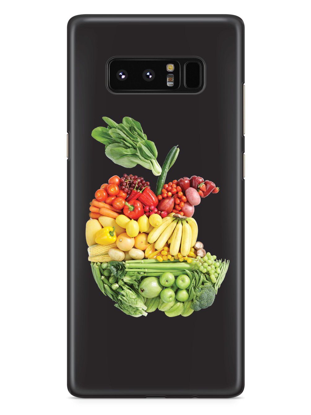An Apple A Day - Fruits and Vegetables - Black Case