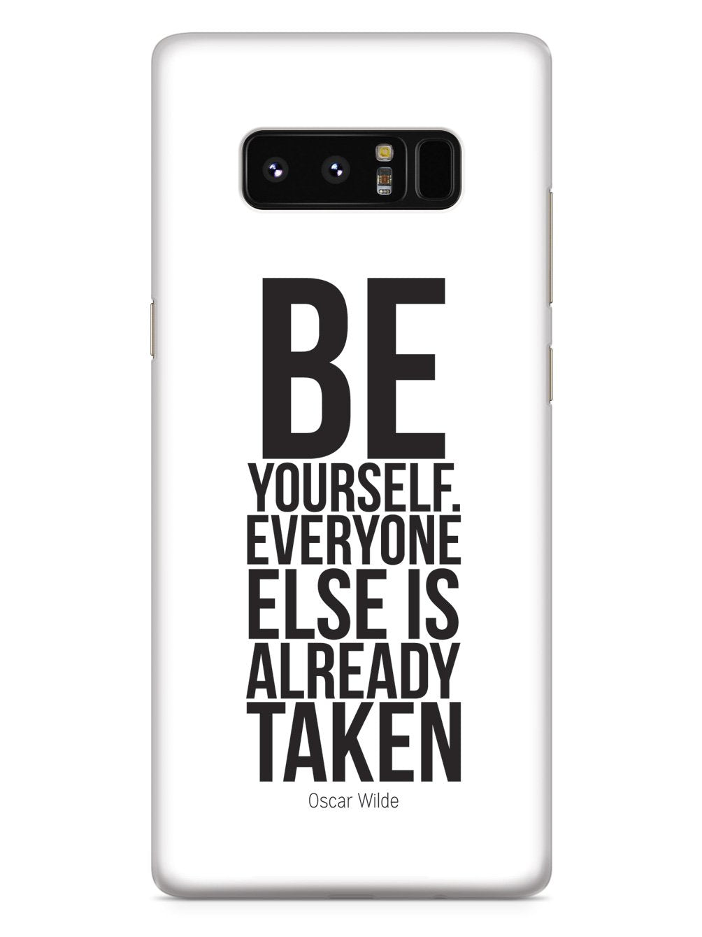 Be Yourself, Everyone Is Taken - Oscar Wilde - White Case