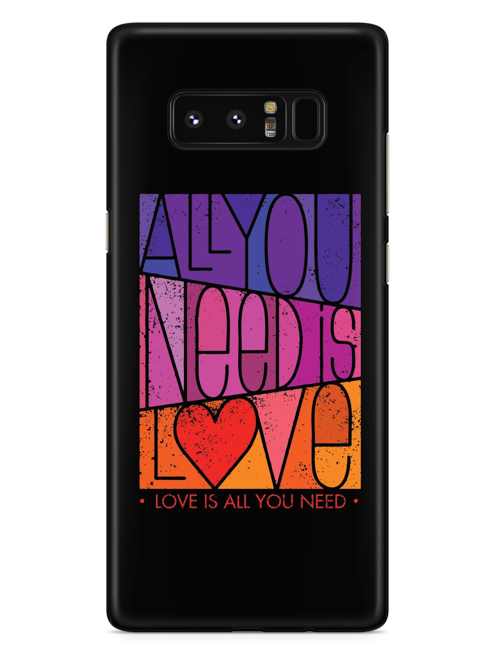 All You Need is LOVE - Block Script - Black Case