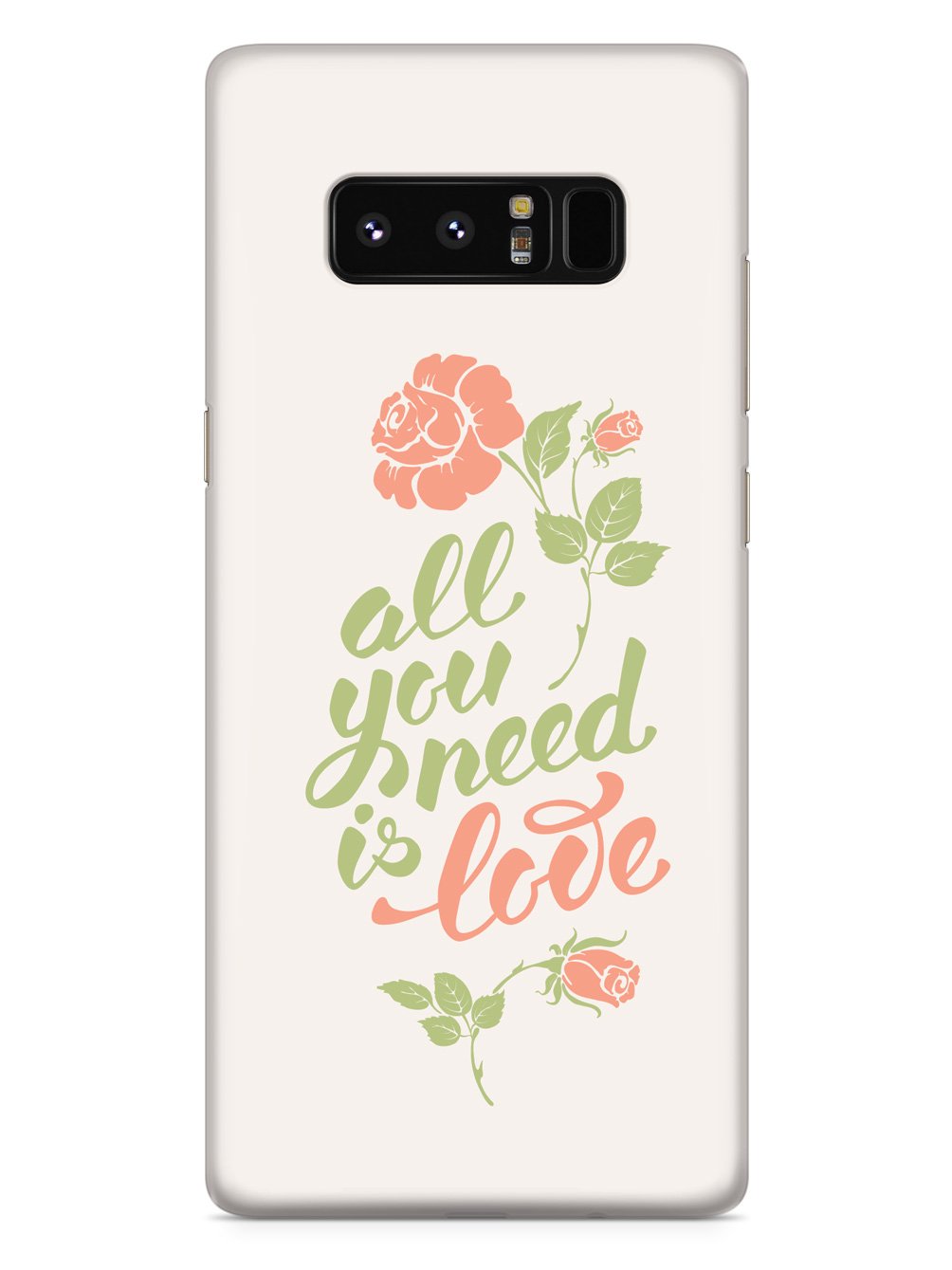 All You Need is LOVE - Flower Script - White Case