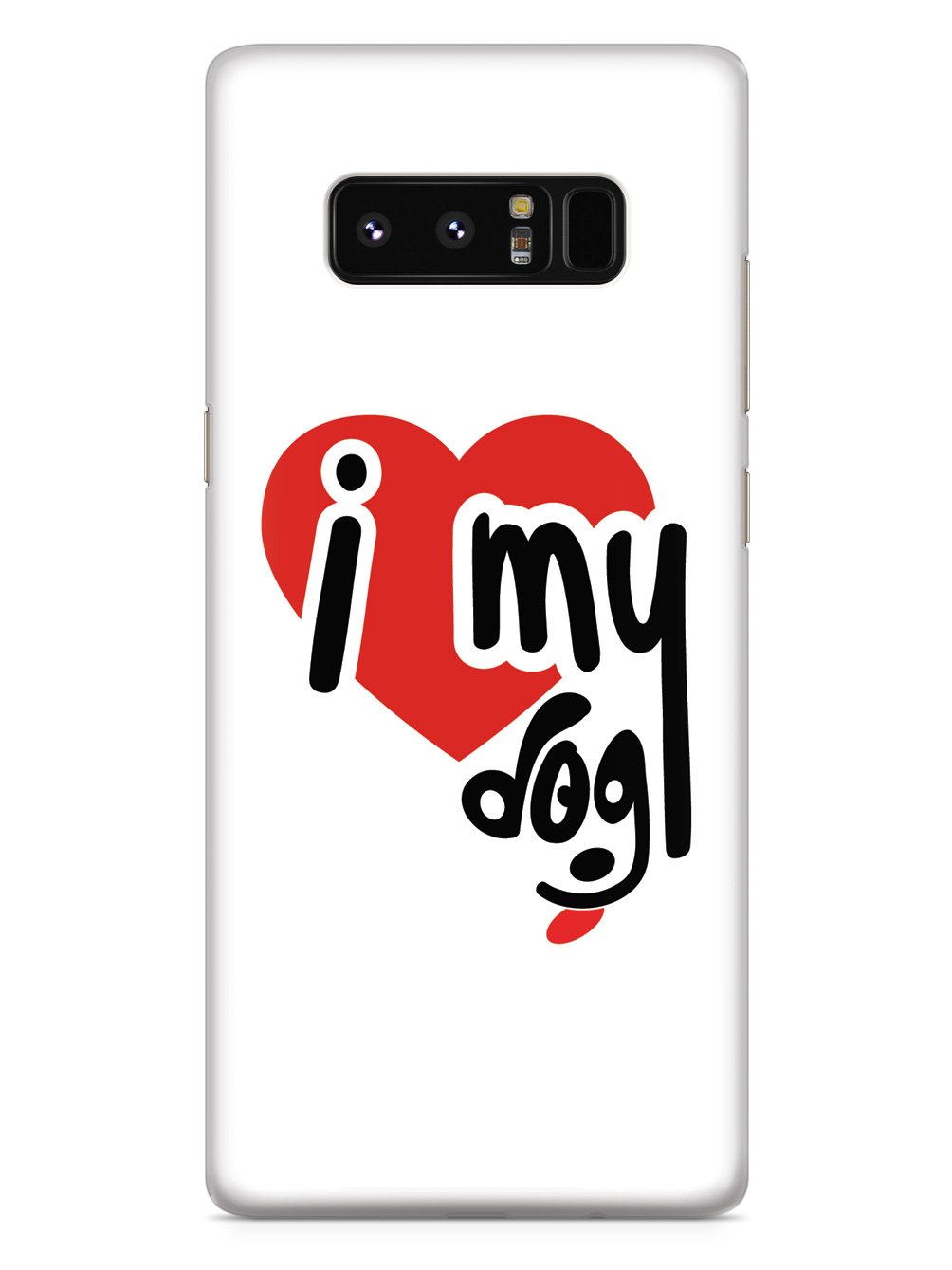 I Heart My Dog - White Case