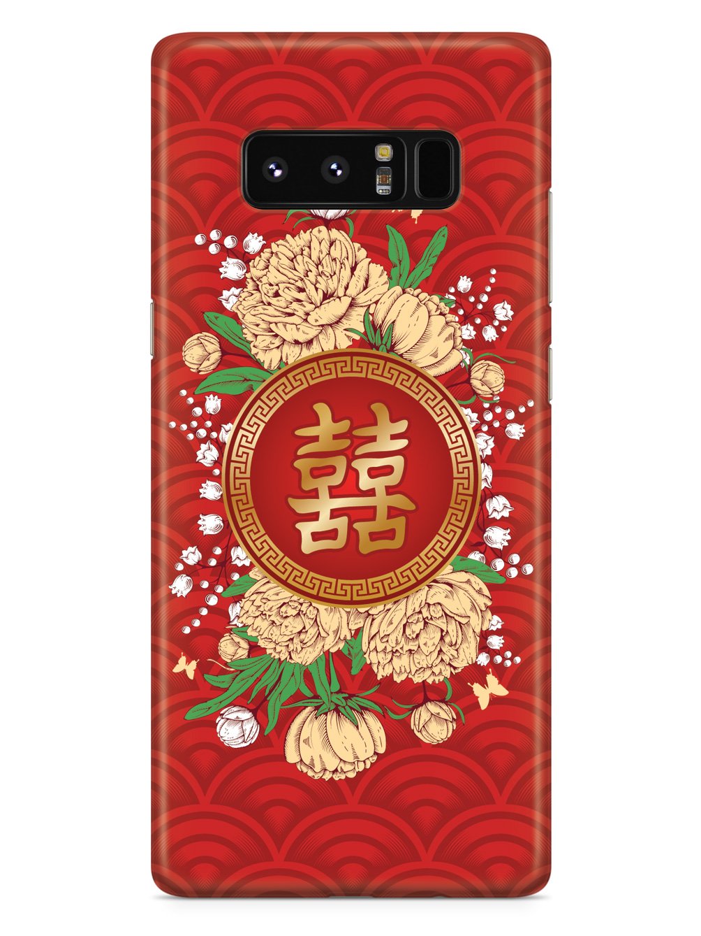 Chinese New Year - Floral Red Envelope - White Case