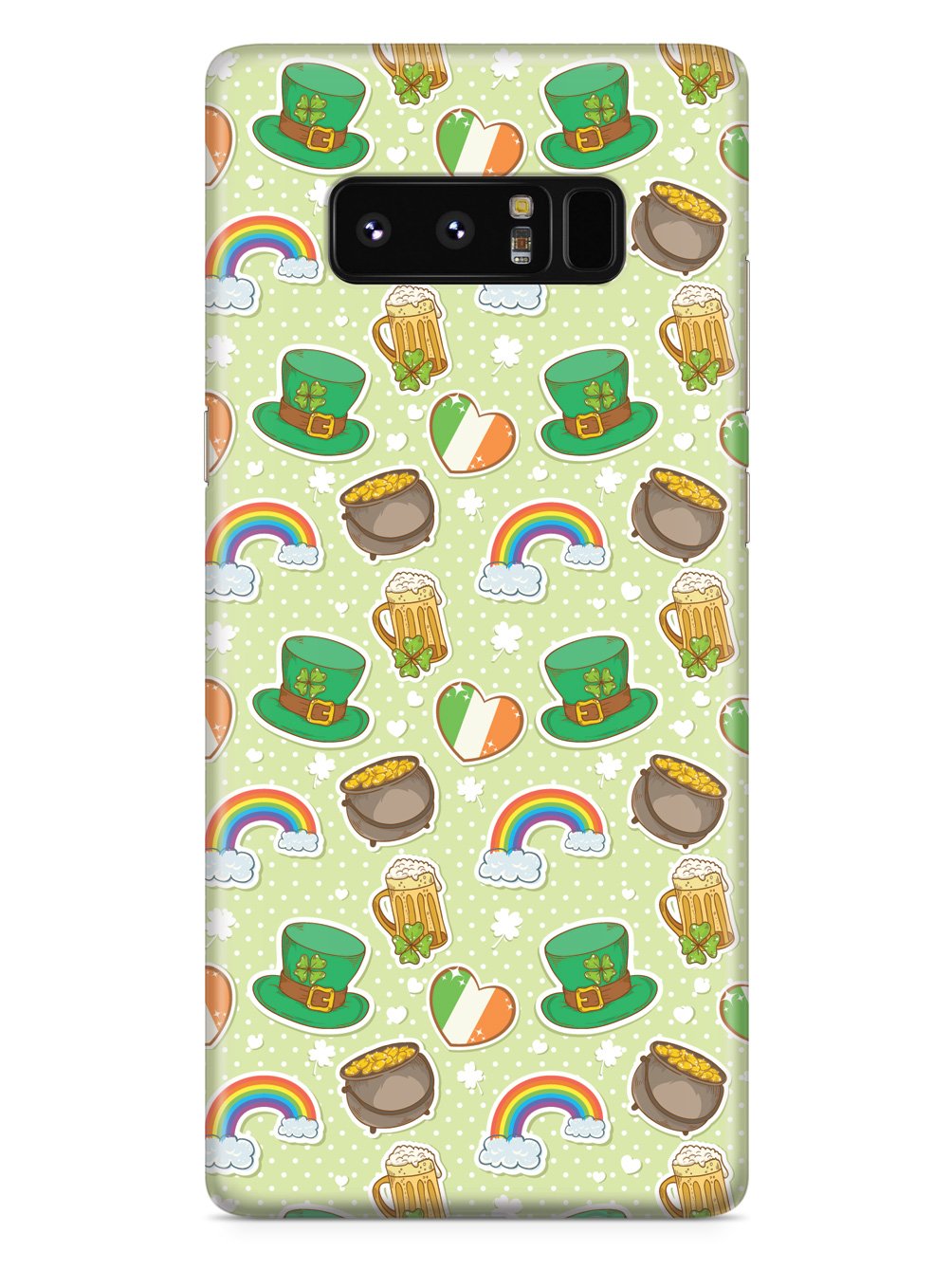 Cute St. Patrick's Day Icons - White Case