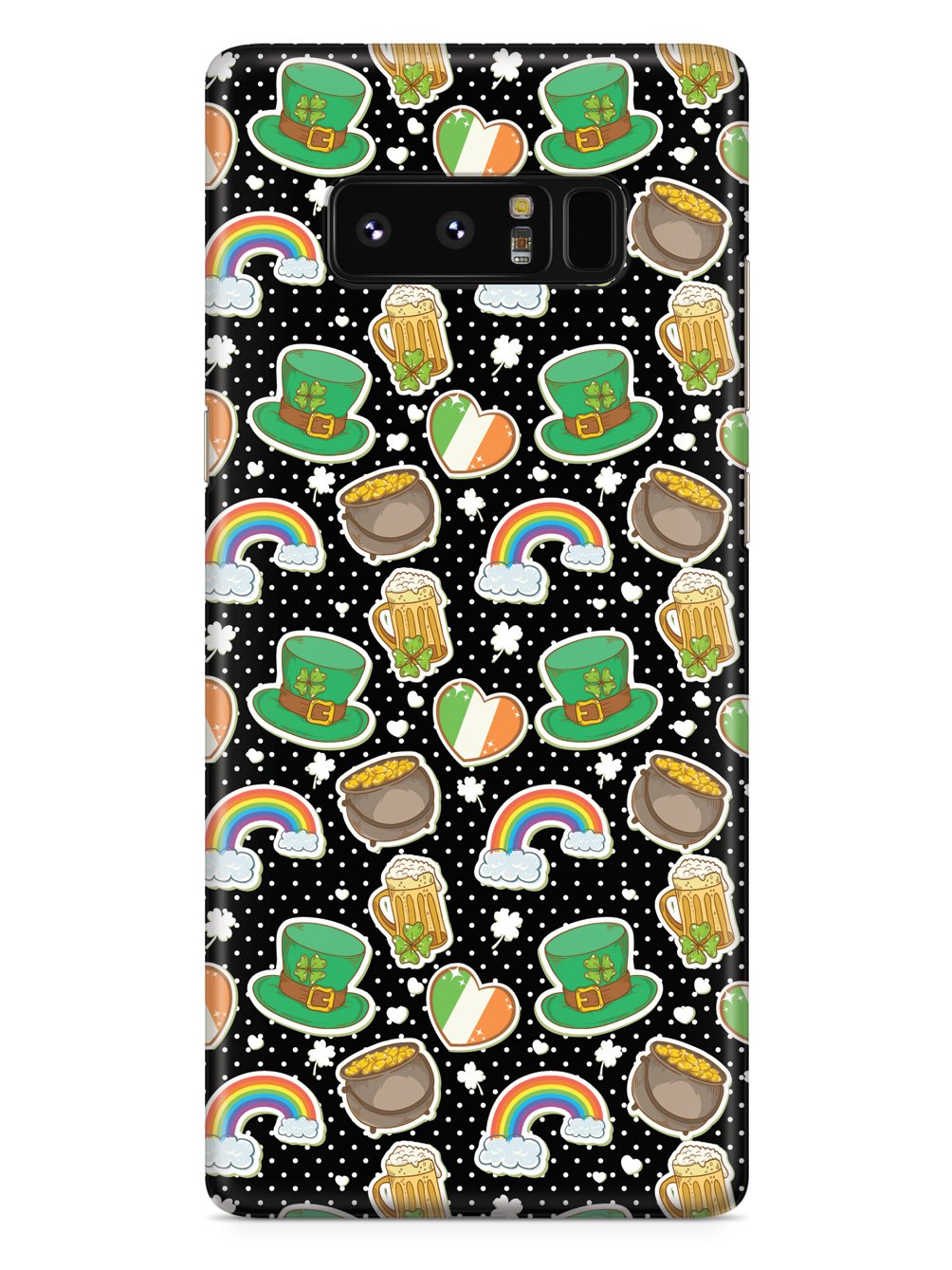 Cute St. Patrick's Day Icons - Black Case