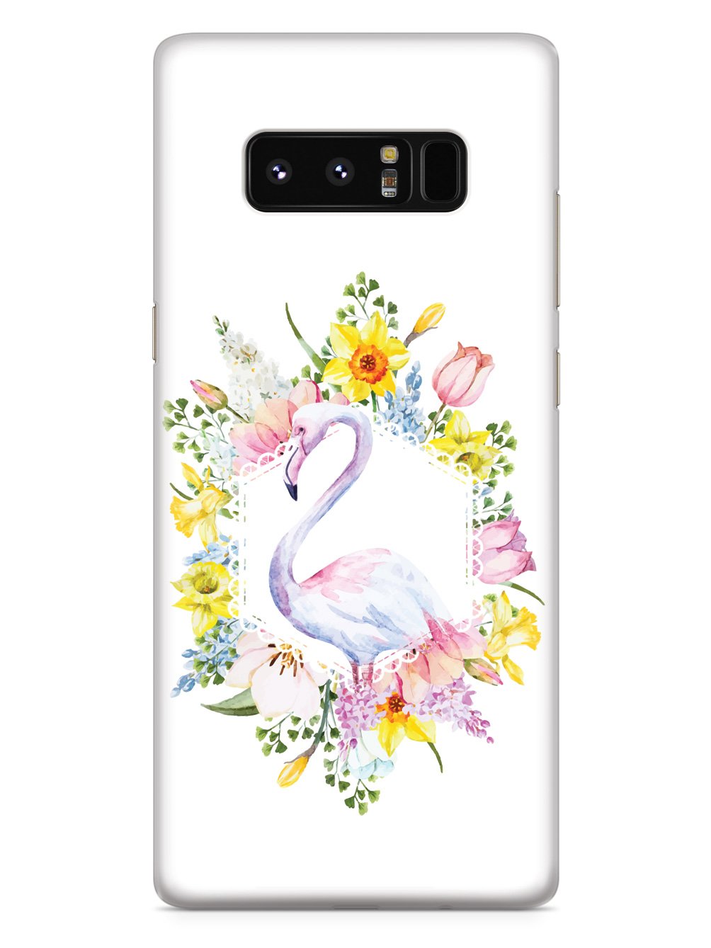 Flamingo Spring Flowers Case