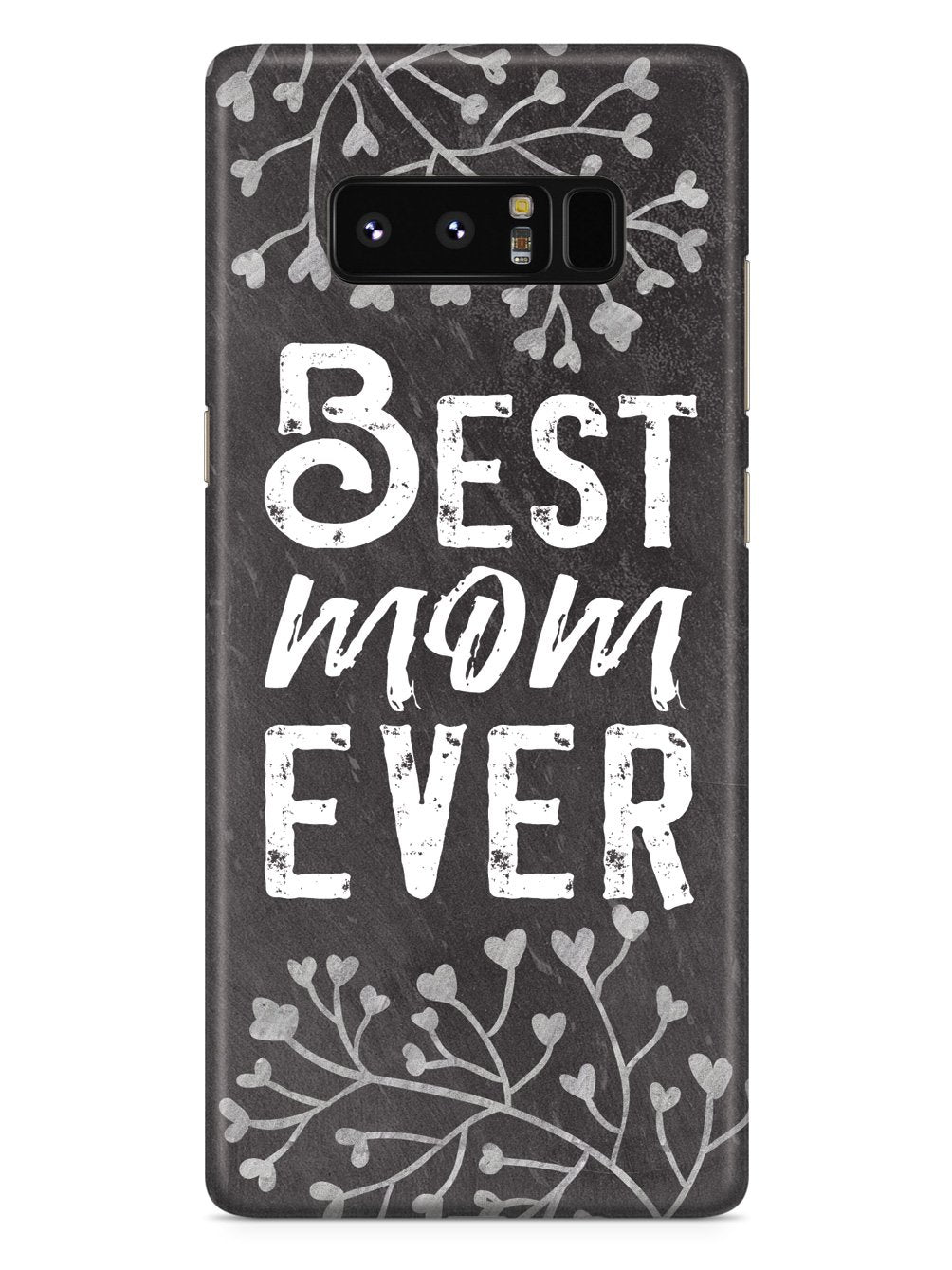 Best Mom Ever - Chalkboard Type - Black Case