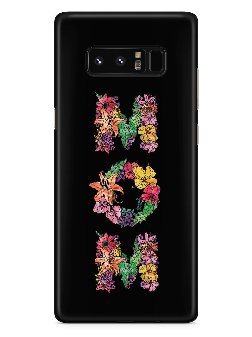 Floral MOM - Black Case