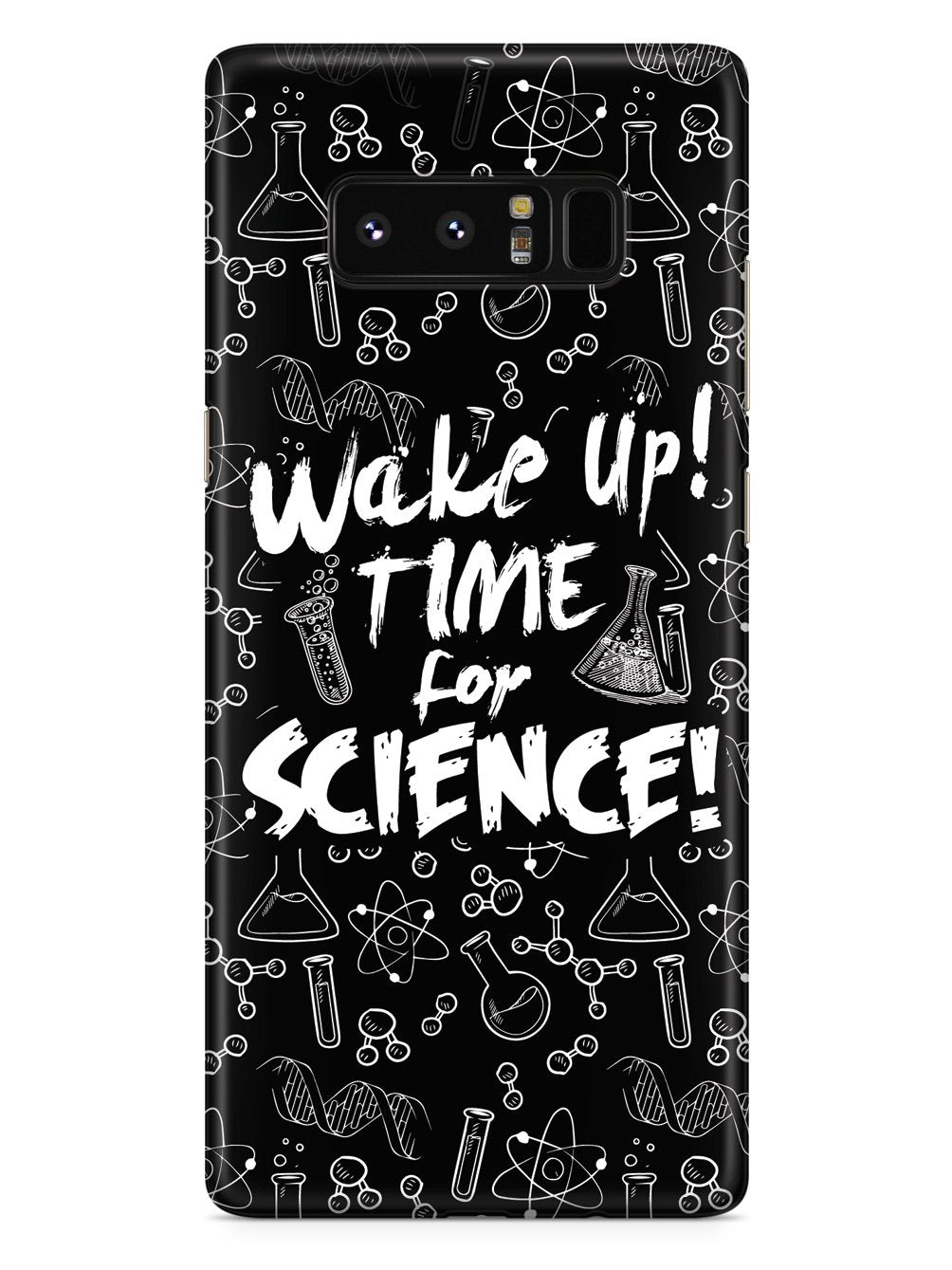 WAKE UP! Time For Science! - Black Case