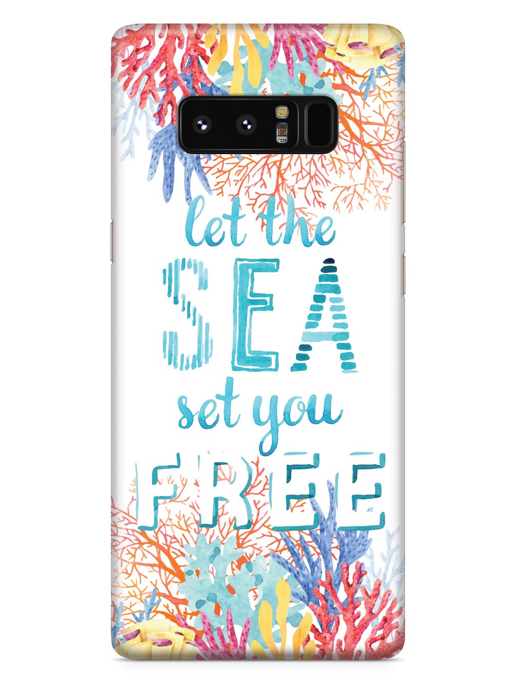Let The Sea Set Your Free - White Case