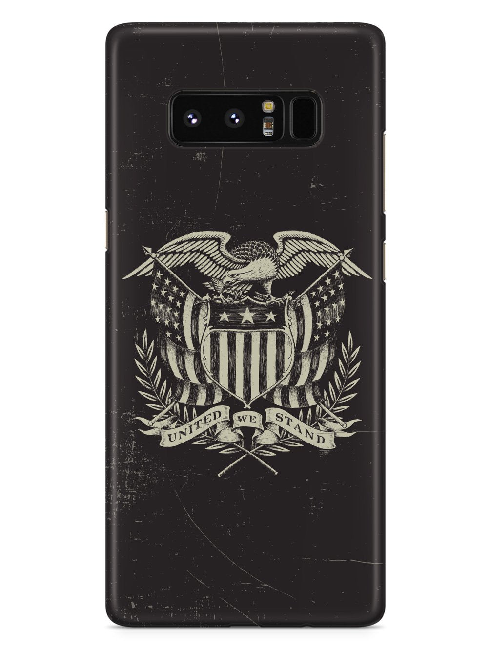 Grayscale American Crest - United We Stand - Black Case