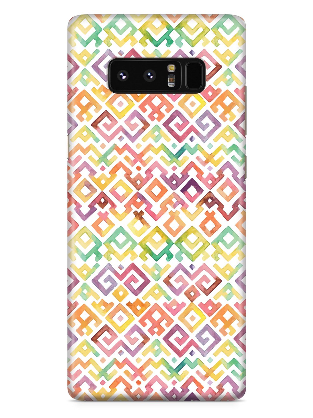 Geometric Tribal Pattern - White Case