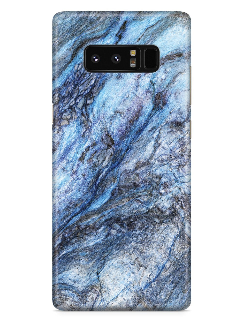 Textured Rough Blue Marble Case