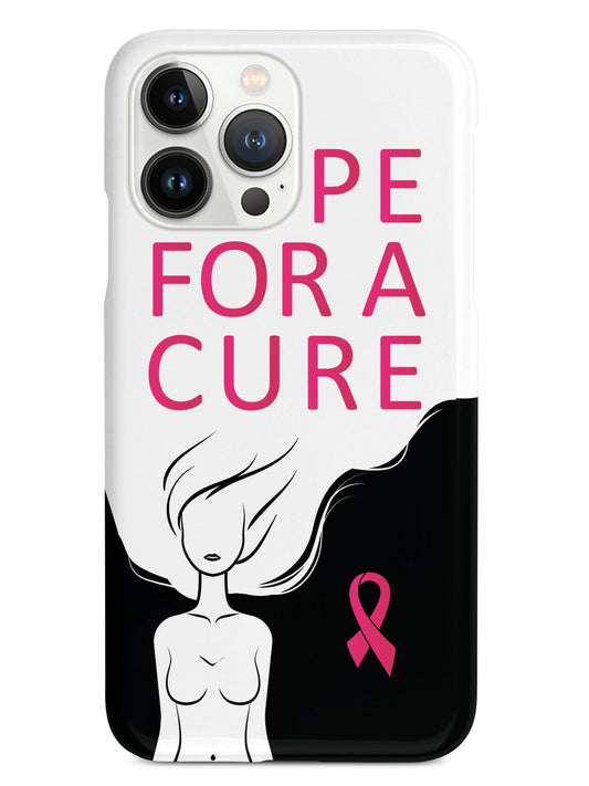 Hope For A Cure - Breast Cancer Awareness - Black Case