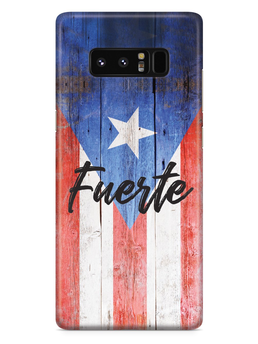 Puerto Rico Fuerte (Strong) - Textured Flag Case