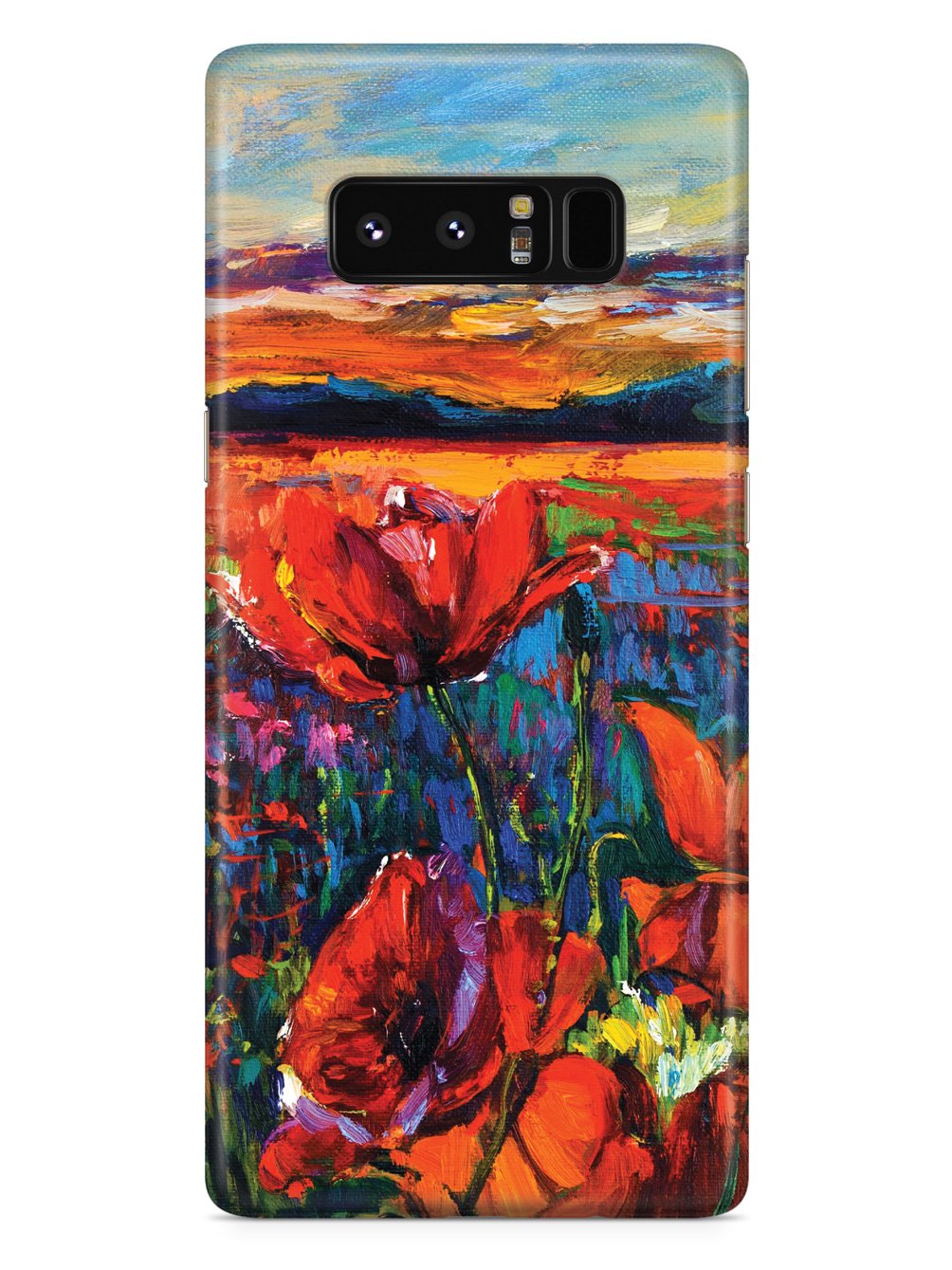 Red Tulips Impressionist Painting Case