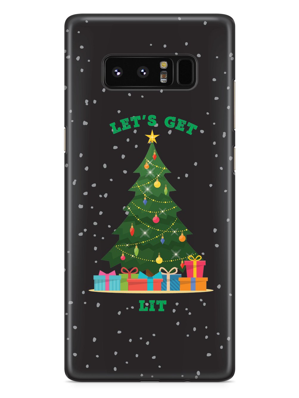 Christmas - Let's Get Lit - Black Case