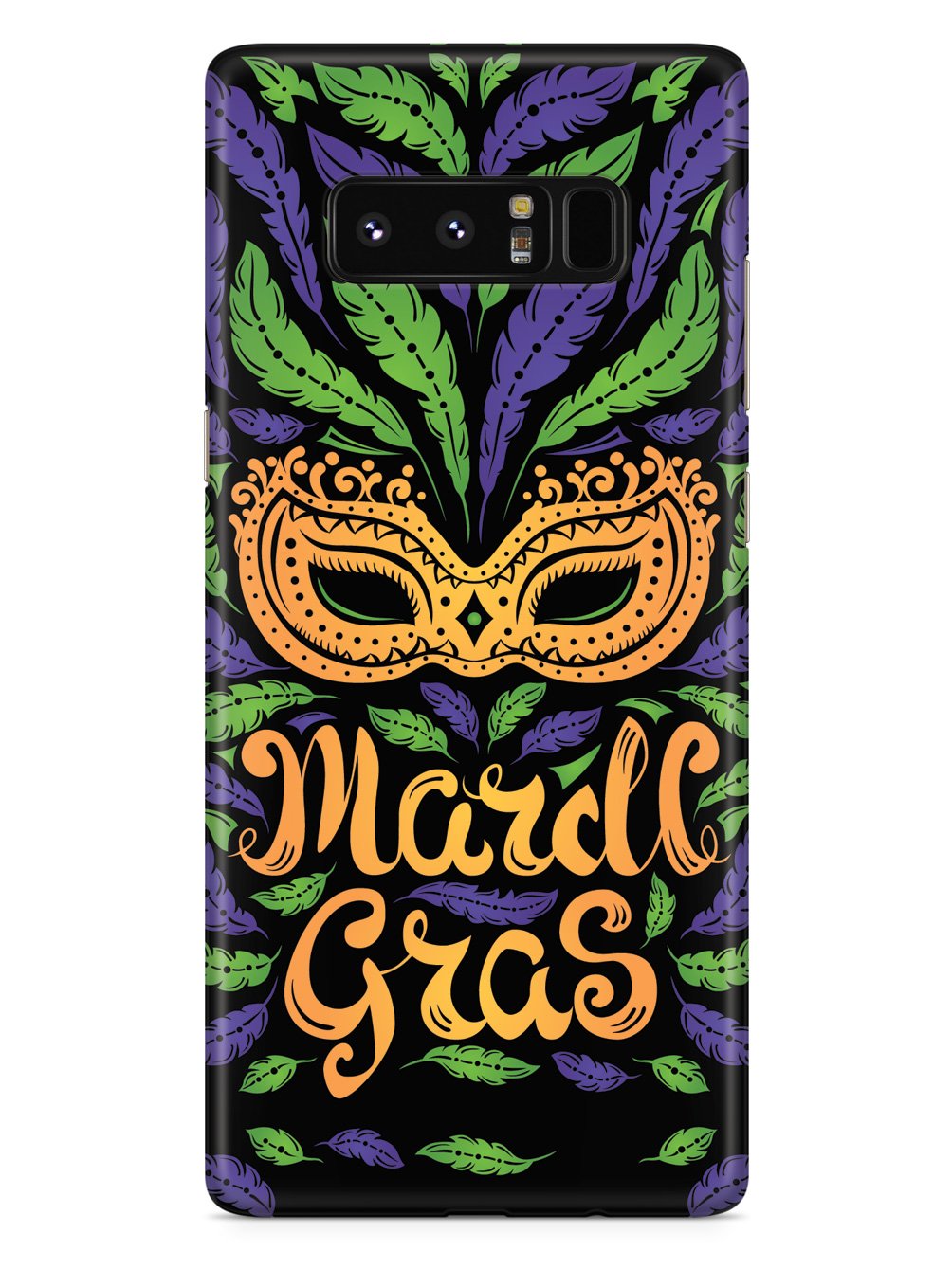 Mardi Gras Mask - Black Case