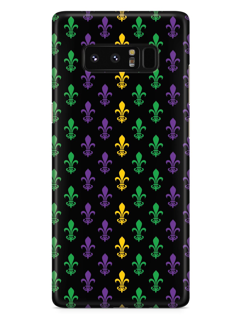 Mardi Gras Pattern - Black Case