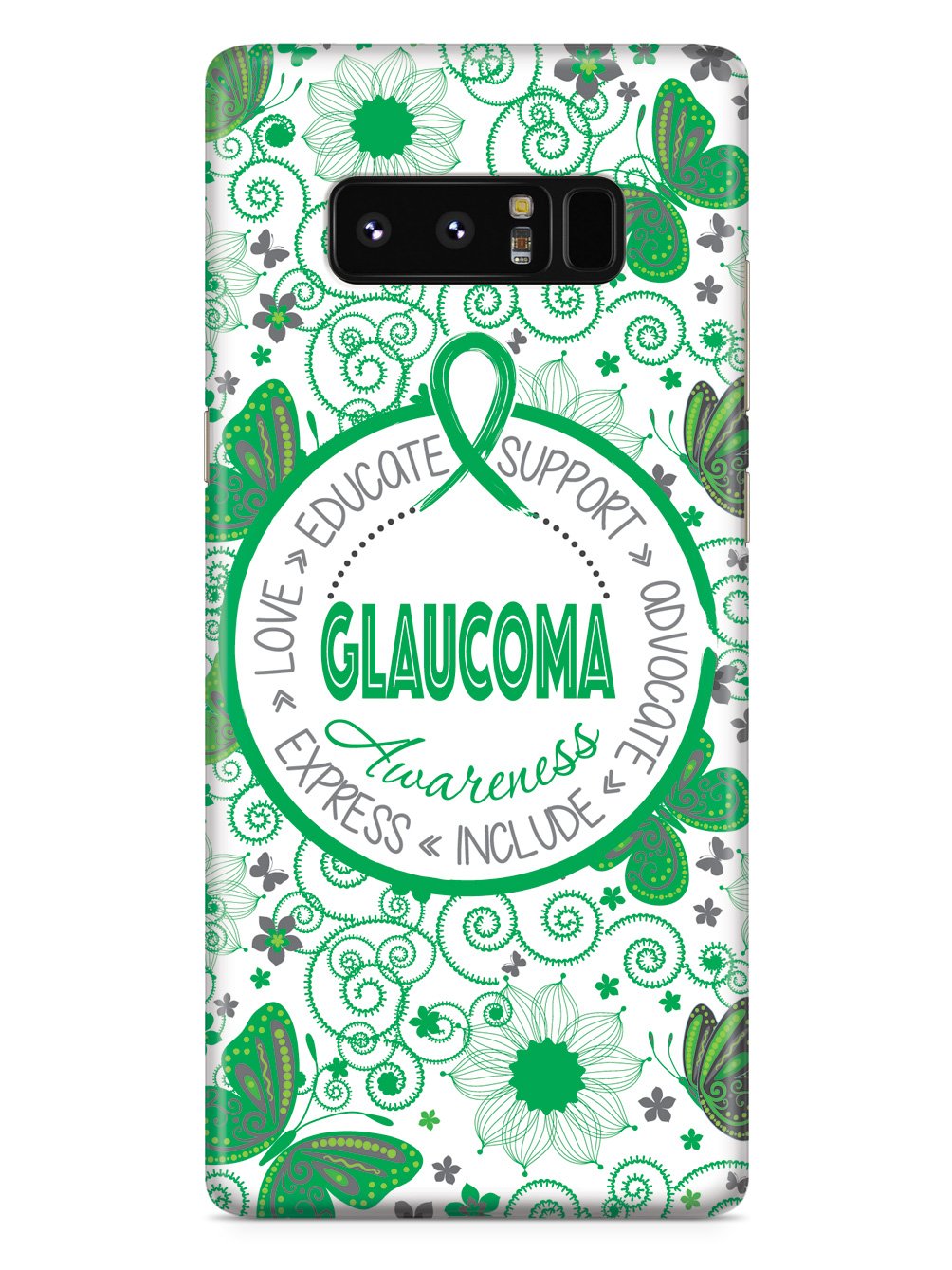 Glaucoma - Butterfly Pattern Case