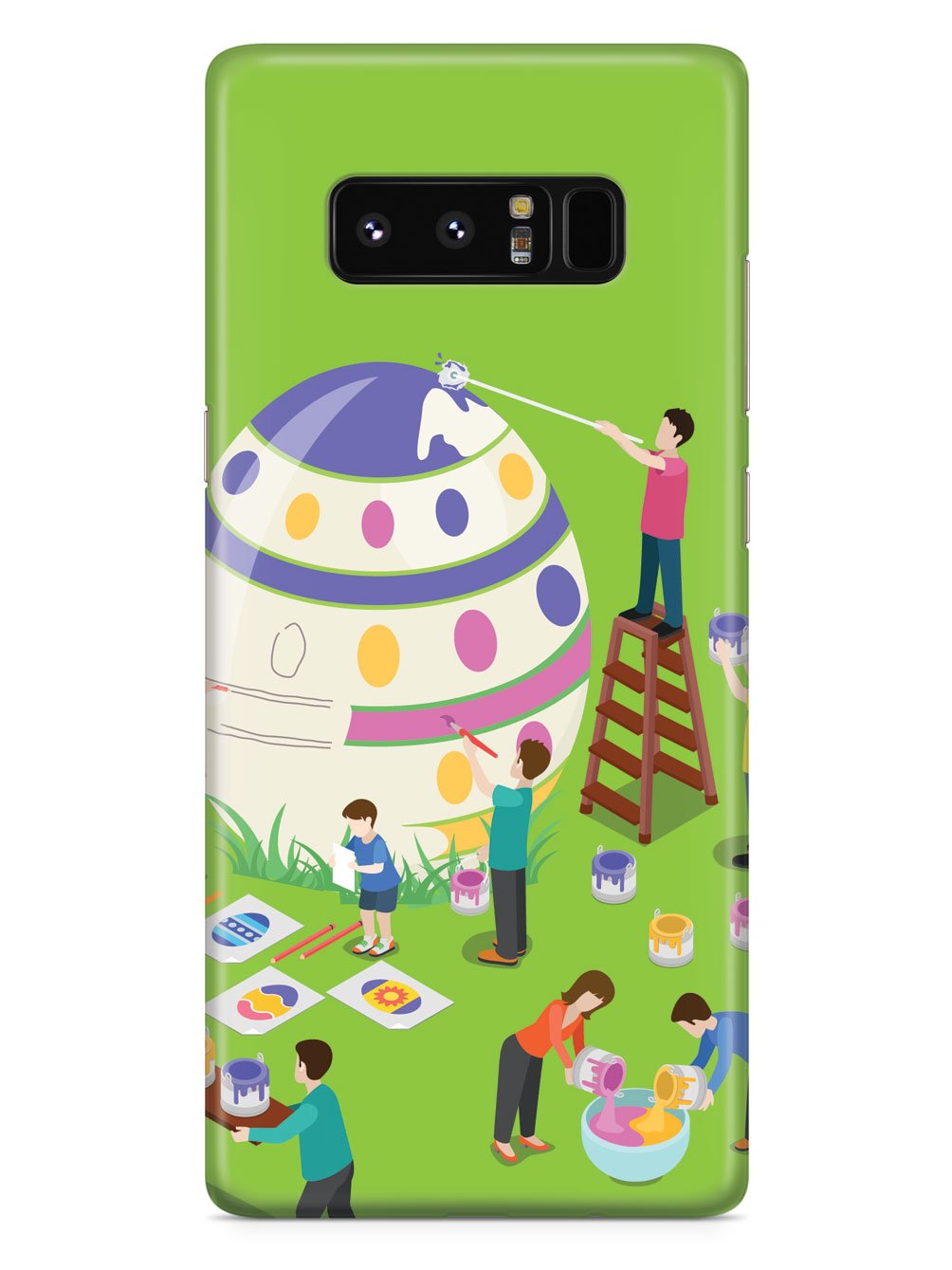 Egg Painting - White Case