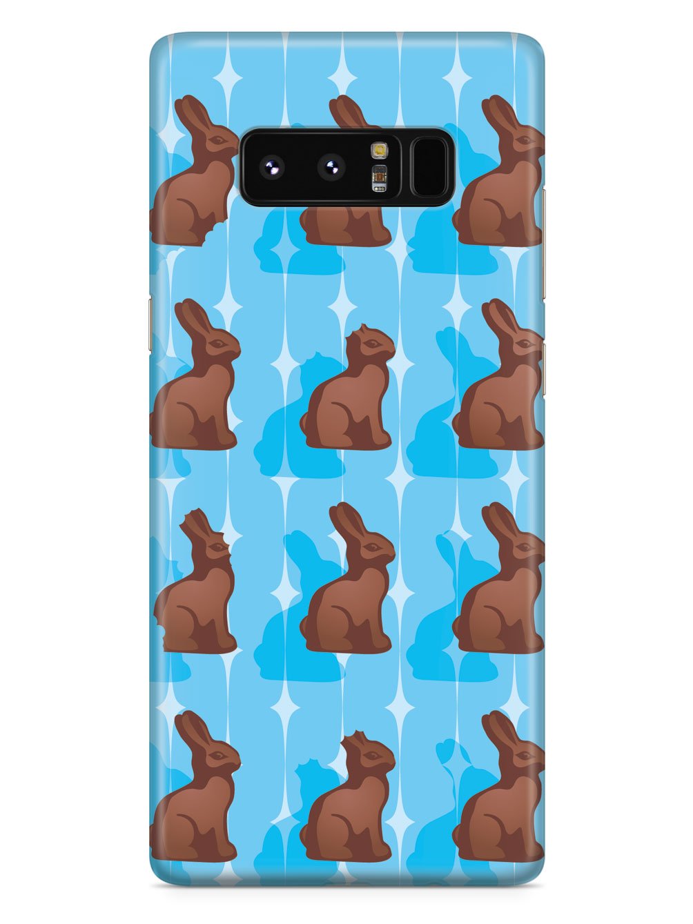 Blue Chocolate Bunny - Black Case