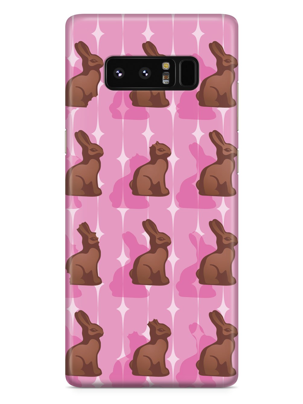 Pink Chocolate Bunny - Black Case