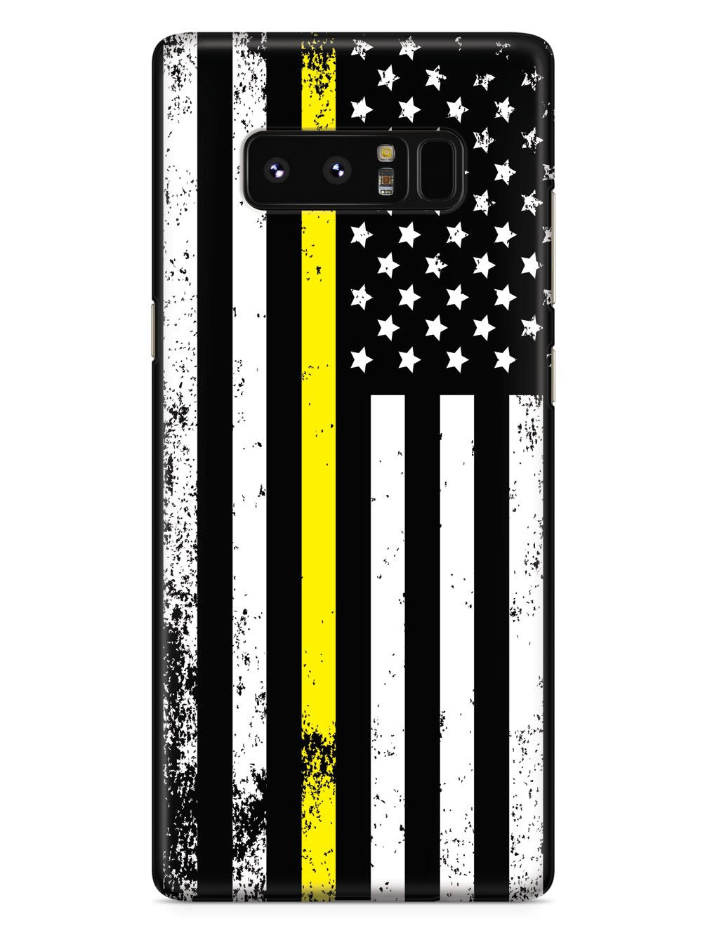 Downward American Flag - Thin Yellow Line Case
