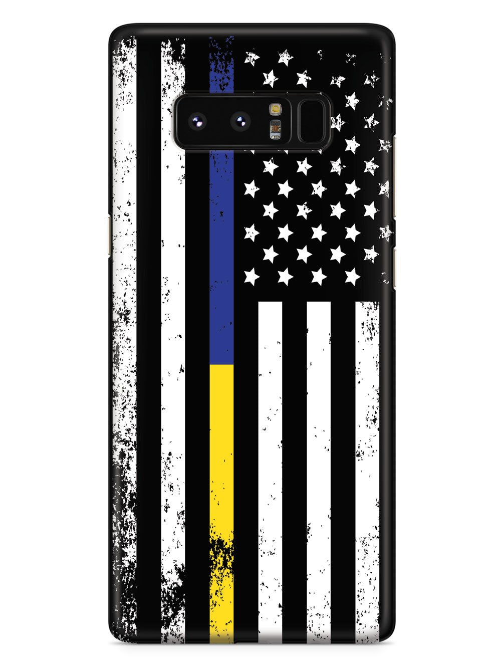 Downward American Flag - Thin Blue Line & Thin Gold Line Case
