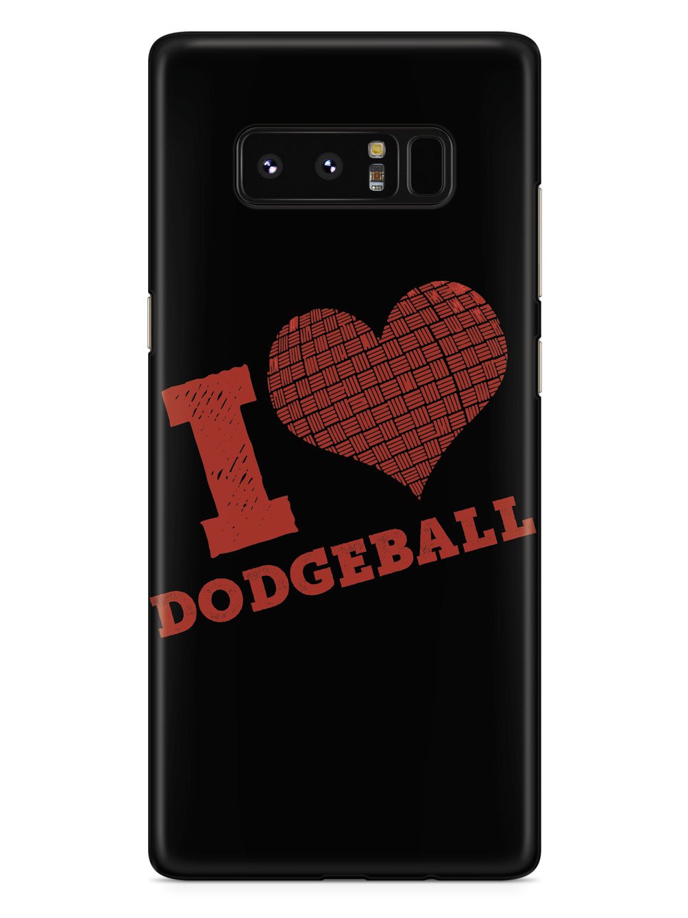 I Heart Dodgeball - Black Case